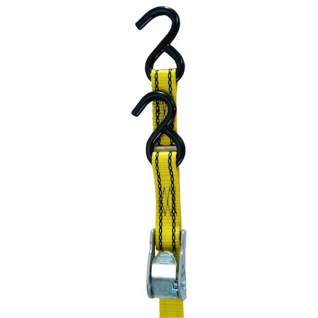 Sunbelt PRO GRIP Cambuckle, 12' x 1", Quick Release, w/ Hooks 3.25" x2.5" x13" A-B1412600